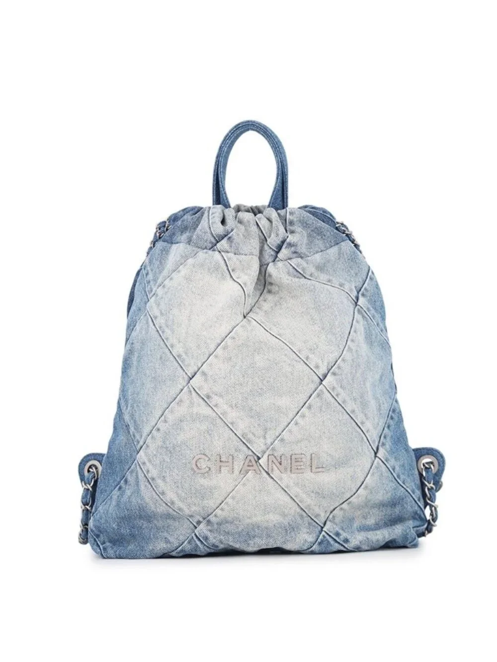 Chanel Backpack 22 Small Denim